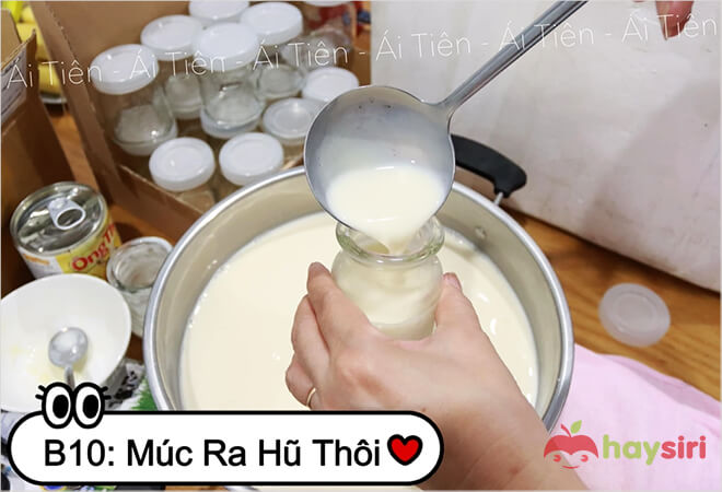 muc sữa chua ra hũ