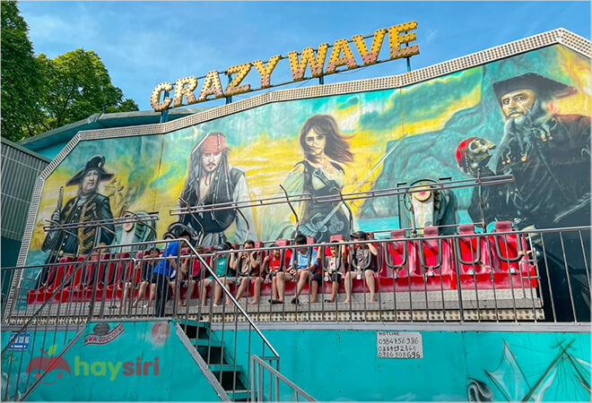 crazy wave tại khoang xanh suối tiên