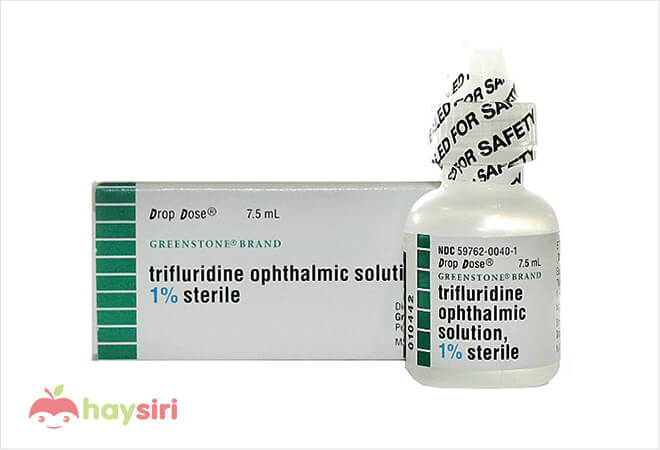 thuốc chữa đau mắt đỏ Trifluridine (viroptic)