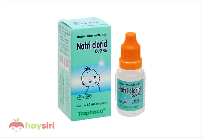 thuốc nhỏ mắt natri clorid 0.9