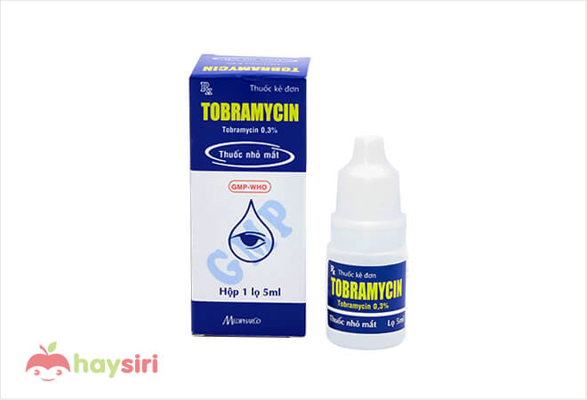 Thuốc nhỏ mắt Tobramycin