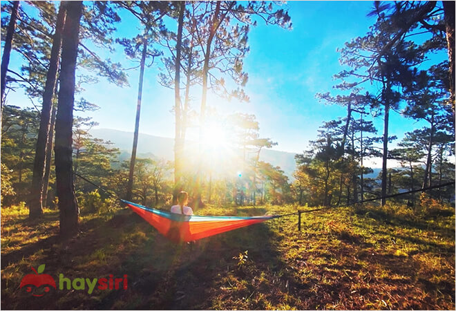 bình minh ở bidoup tà giang