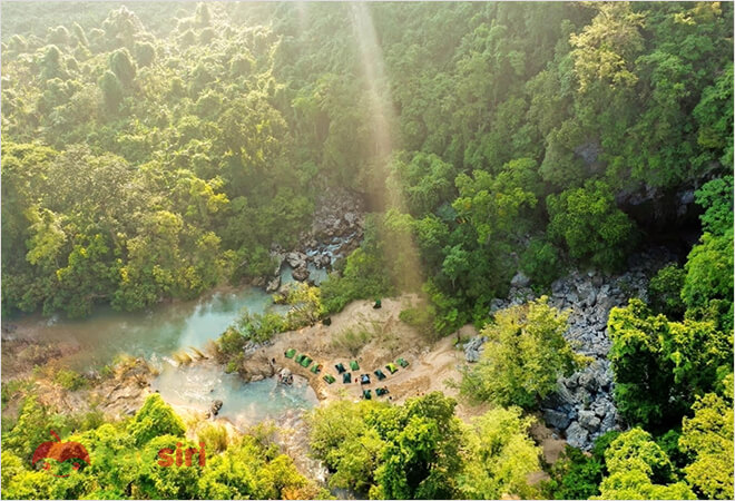 Thung lũng Ma Đa nhìn từ trên cao