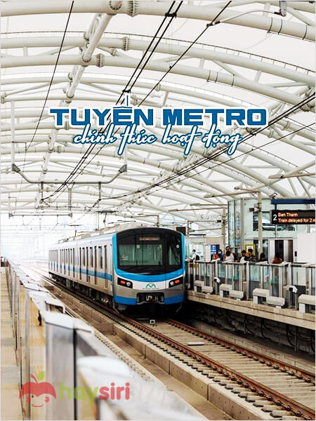 Tuyến Metro Bến Thành - Suối Tiên ngày hoạt động đầu tiên