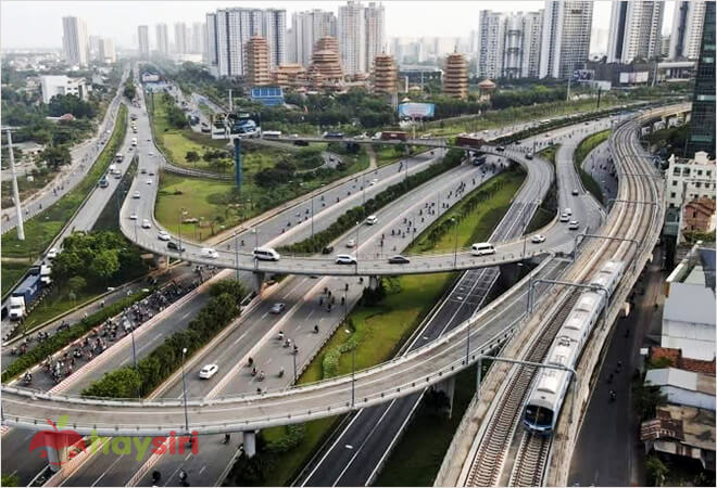 tuyến metro kết nối nhiều khu vực quan trọng