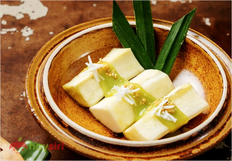 Miếng sắn không hề bị bể khi hấp riêng bằng xửng