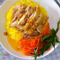 Biến tấu món cơm gà Nha Trang sốt bơ trứng dễ làm hơn tại nhà