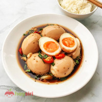 Trứng ngâm tương chuẩn vị Hàn Quốc: Công thức đơn giản, chuẩn vị thơm ngon