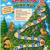 Board Game Toán Học – Các số đến 1000- Toán 3 bài 1